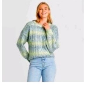 XL Space Dye Pullover Sweater